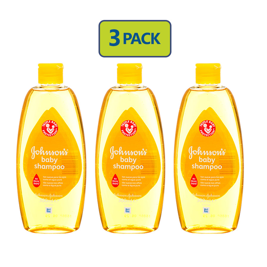 Johnson's Baby Shampoo (200ml) (300ml) 3-PACK