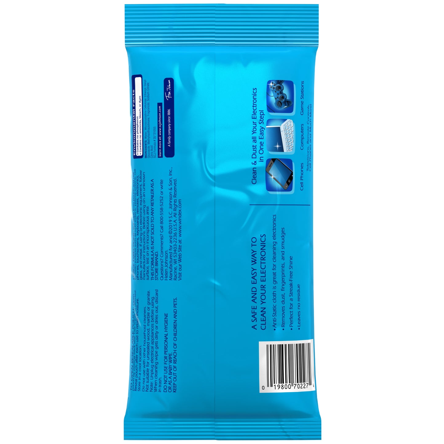 Windex Electronics Wipes 25 ct