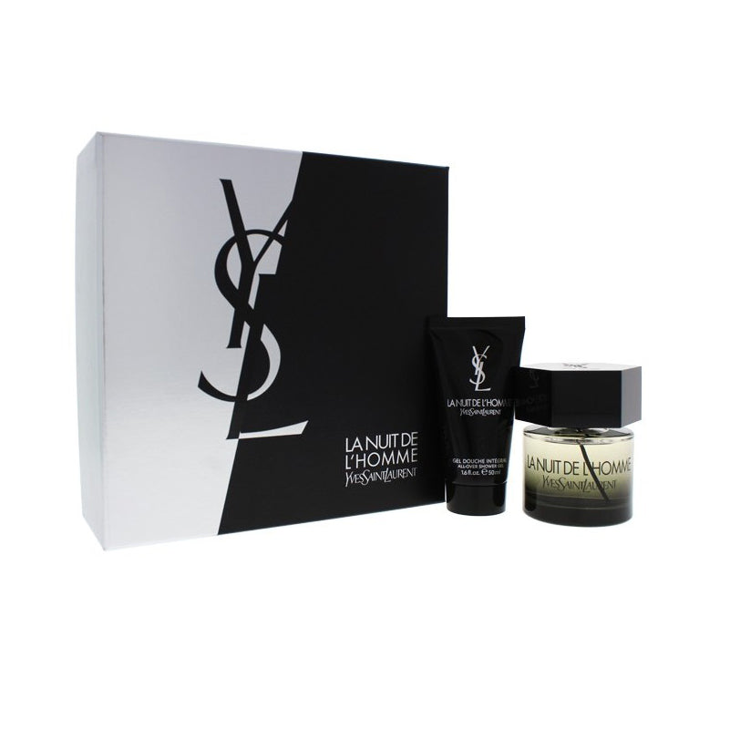 Yves Saint Laurent La Nuit De L'Homme 2 pc Gift Set EDT 2.0 oz