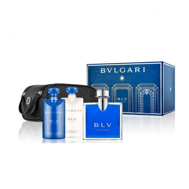 Bvlgari BLV Men 4 pc Gift Set Men EDT 3.4 oz