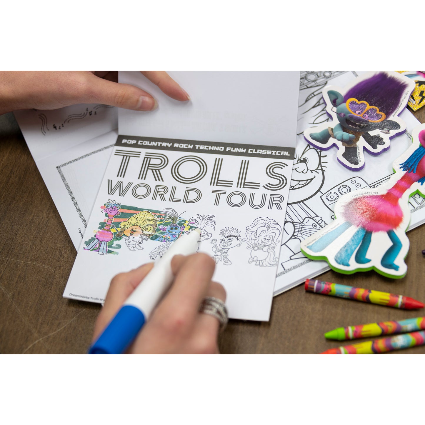 Trolls World Tour Super Adventure Coloring and Activity Set