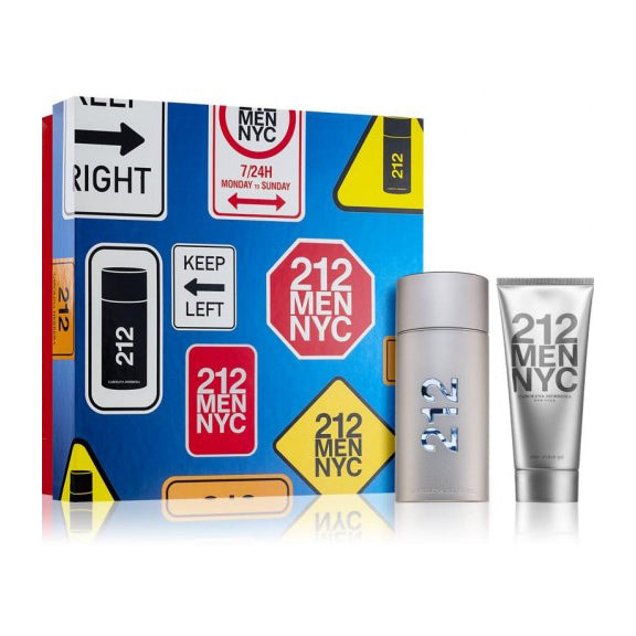Carolina Herrera 212 Vip 2 pc Gift Set EDP 3.4 oz 100 ml Men