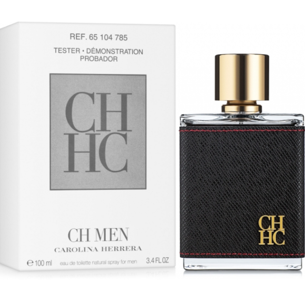 Carolina Herrera CH Men Eau De Toilette Spray 3.4 oz "TESTER"