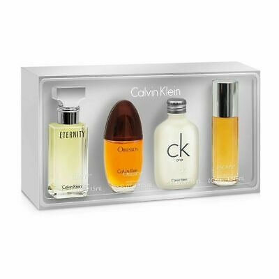 Calvin Klein CK Ladies 4 pcs Mini Gift Set: Eternity, Obsession, CK one & Escape