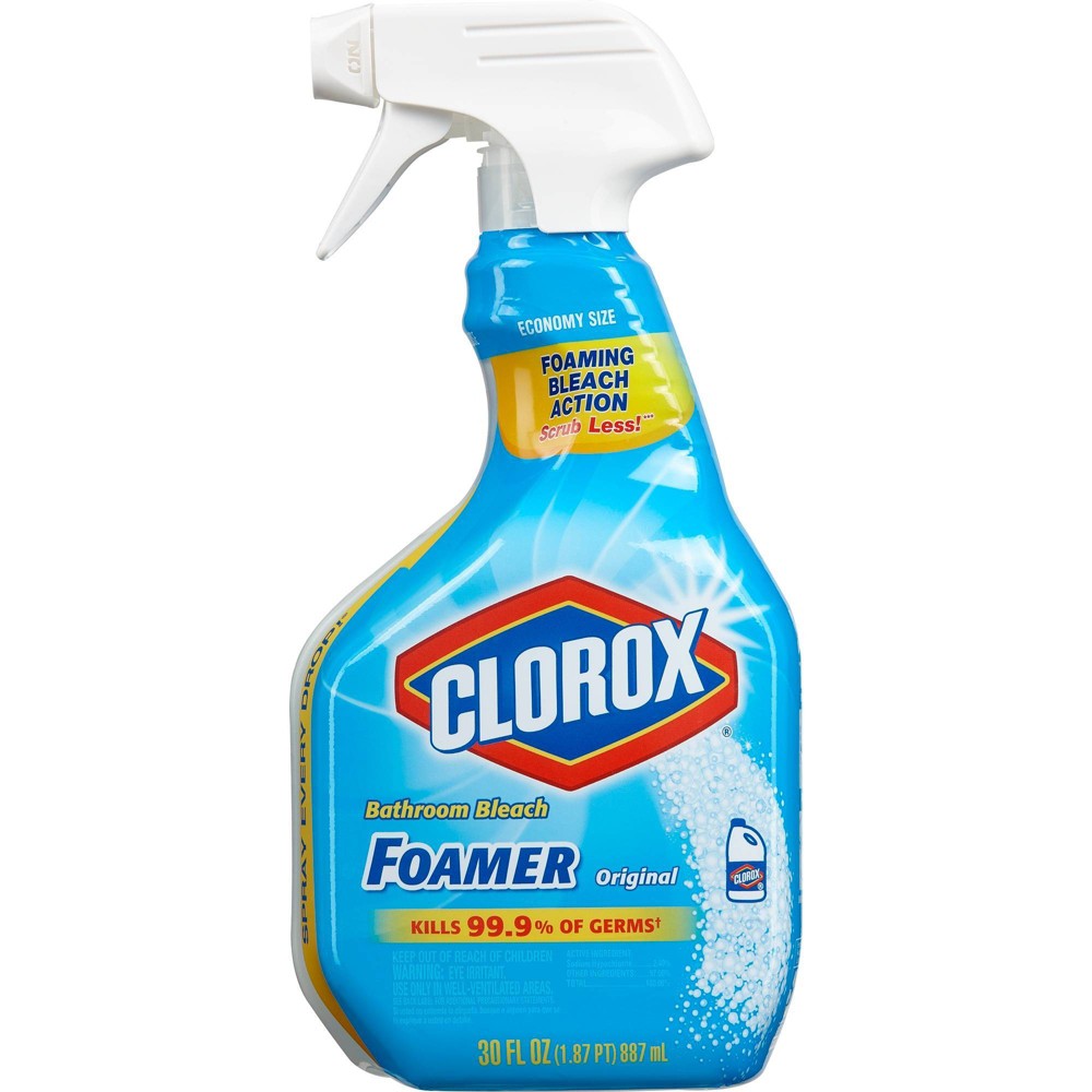 Clorox Bathroom Bleach Foamer Original Spray Bottle 30 oz.