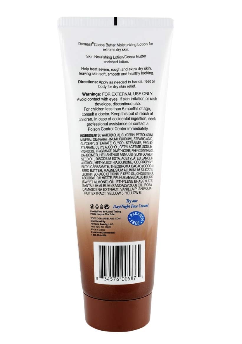 Dermasil Labs Dry Skin Treatment, 8 fl oz Cocoa Butter