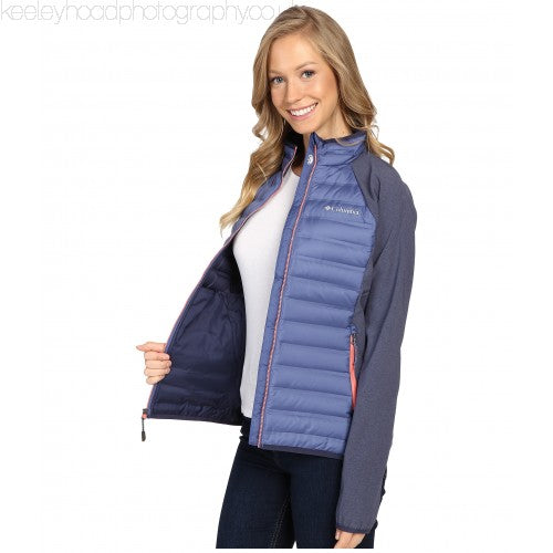 Columbia Women's Flash Forward Hybrid Jacket, Bluebell/Nocturnal