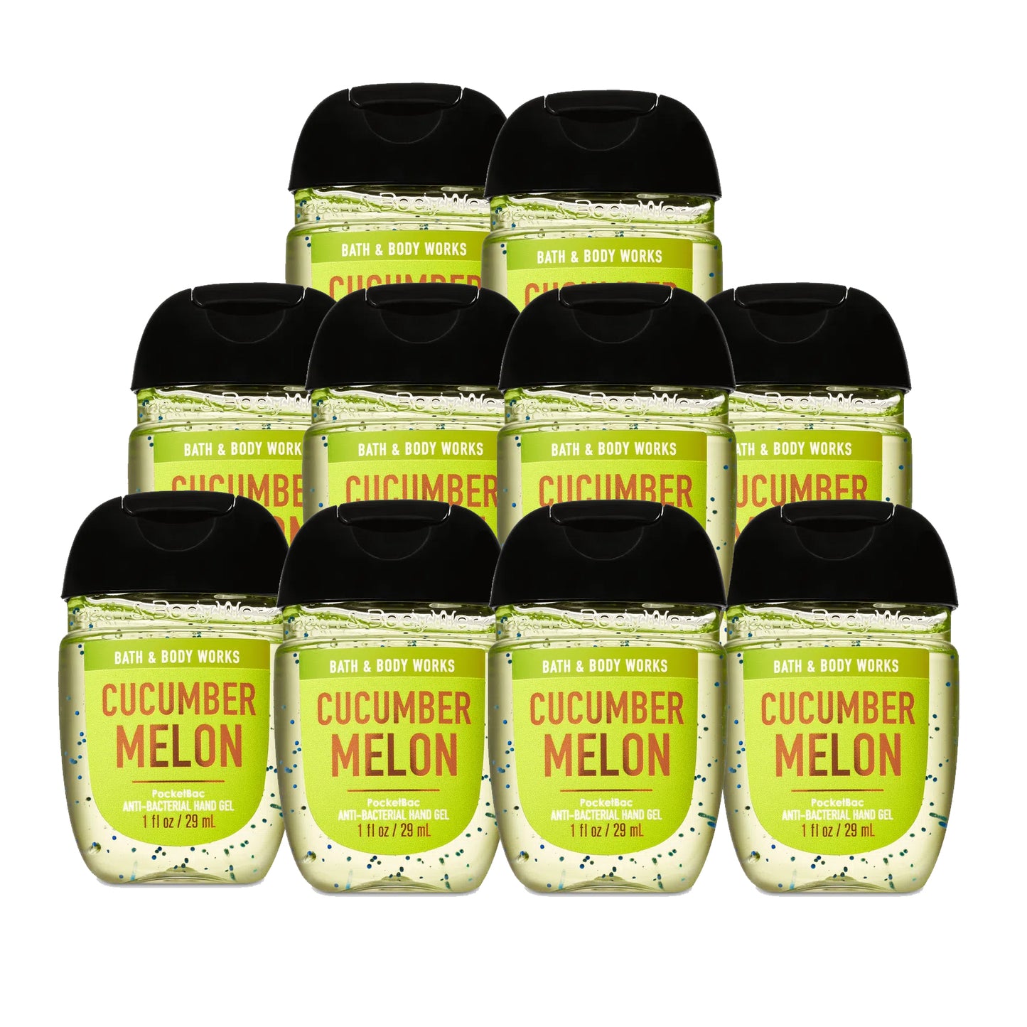 Bath & Body Works Cucumber Melon Anti-Bacterial - Hand Sanitizers "PACKS" 1 oz 29 ml