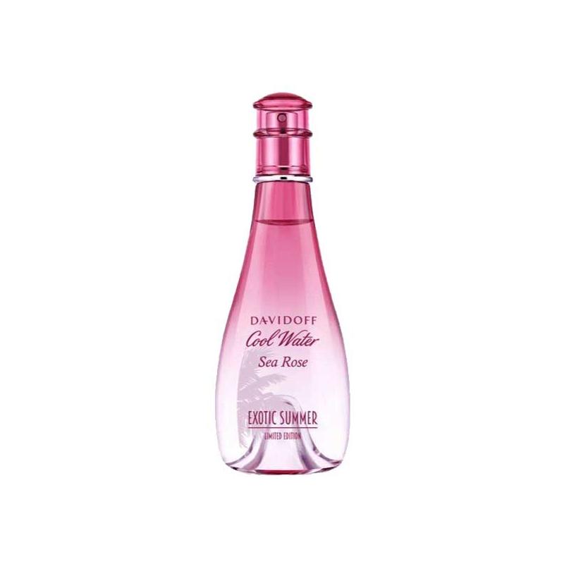 Davidoff Cool Water Sea Rose Exotic Summer Eau De Toilette Spray for Women, 3.4 oz