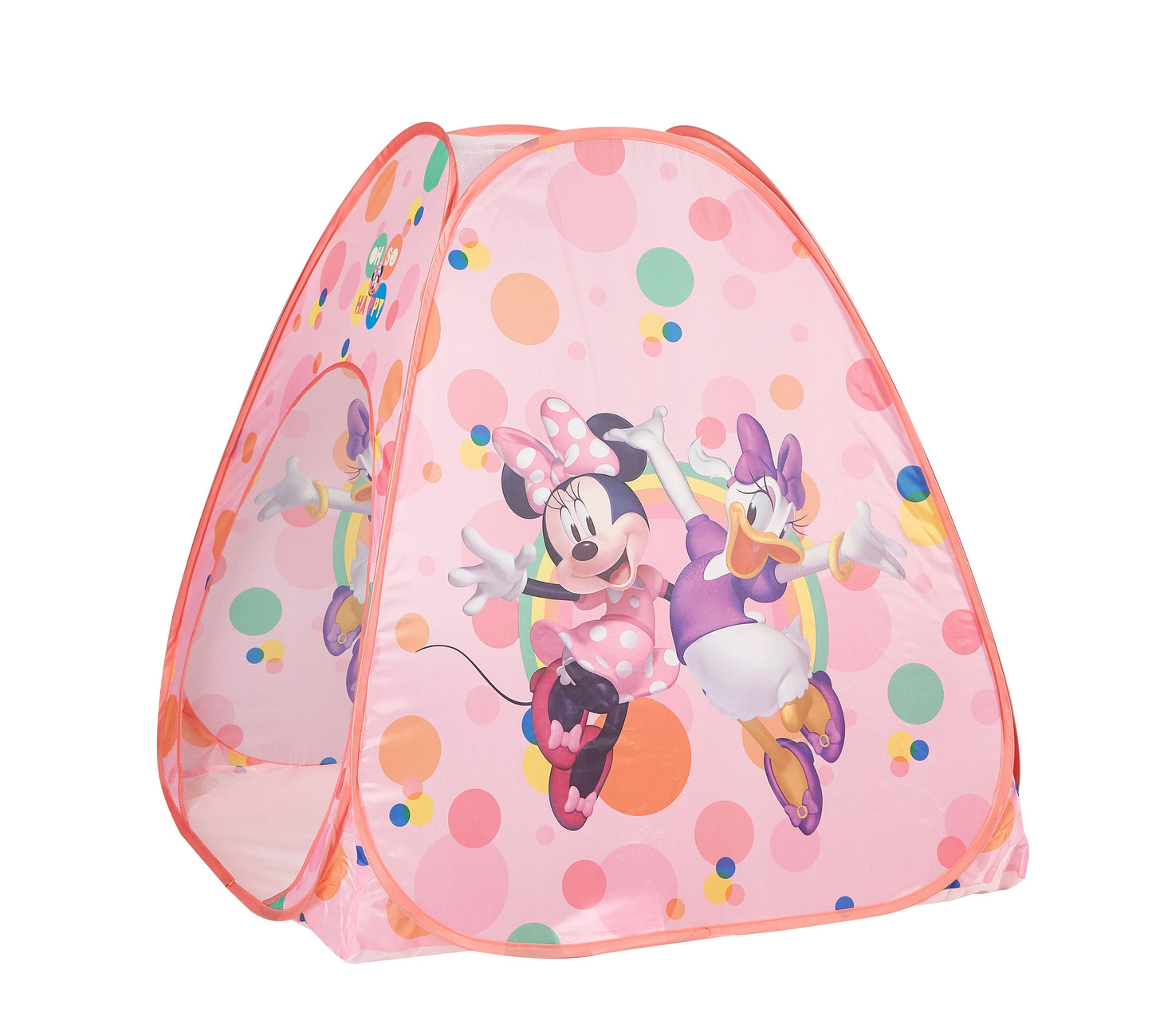 Disney Minnie Mouse 3 Piece Tent Set (Tent Set with Pillow and Flashlight)