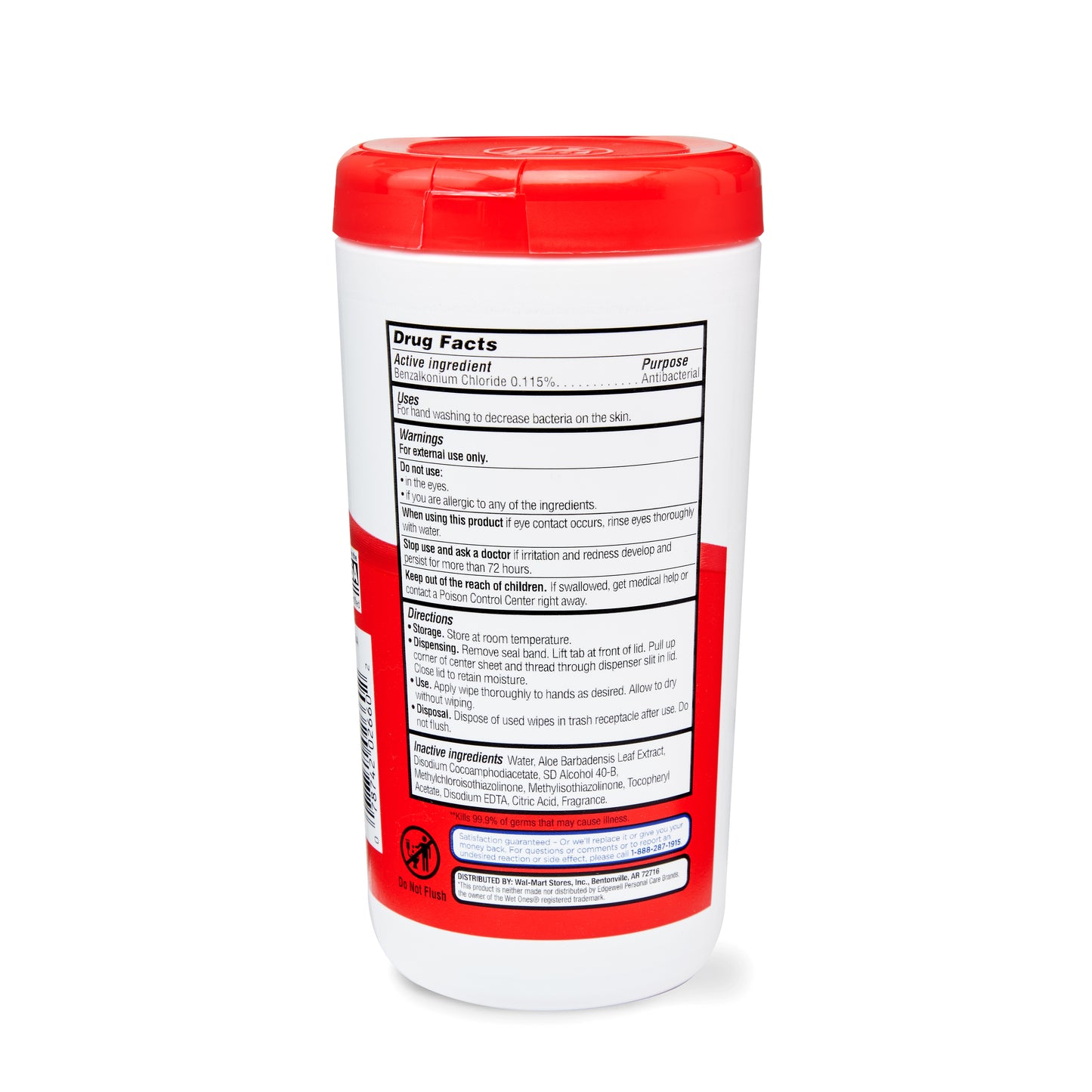 Equate Antibacterial Hand Wipes, Fresh Scent, 40 Ct