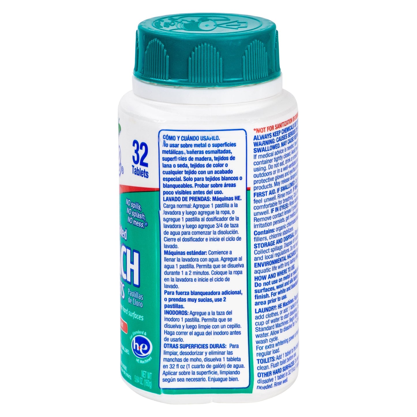 Evolve Ultra Concentrated Bleach Tablets, Linen Breeze Scent, 32 Ct.