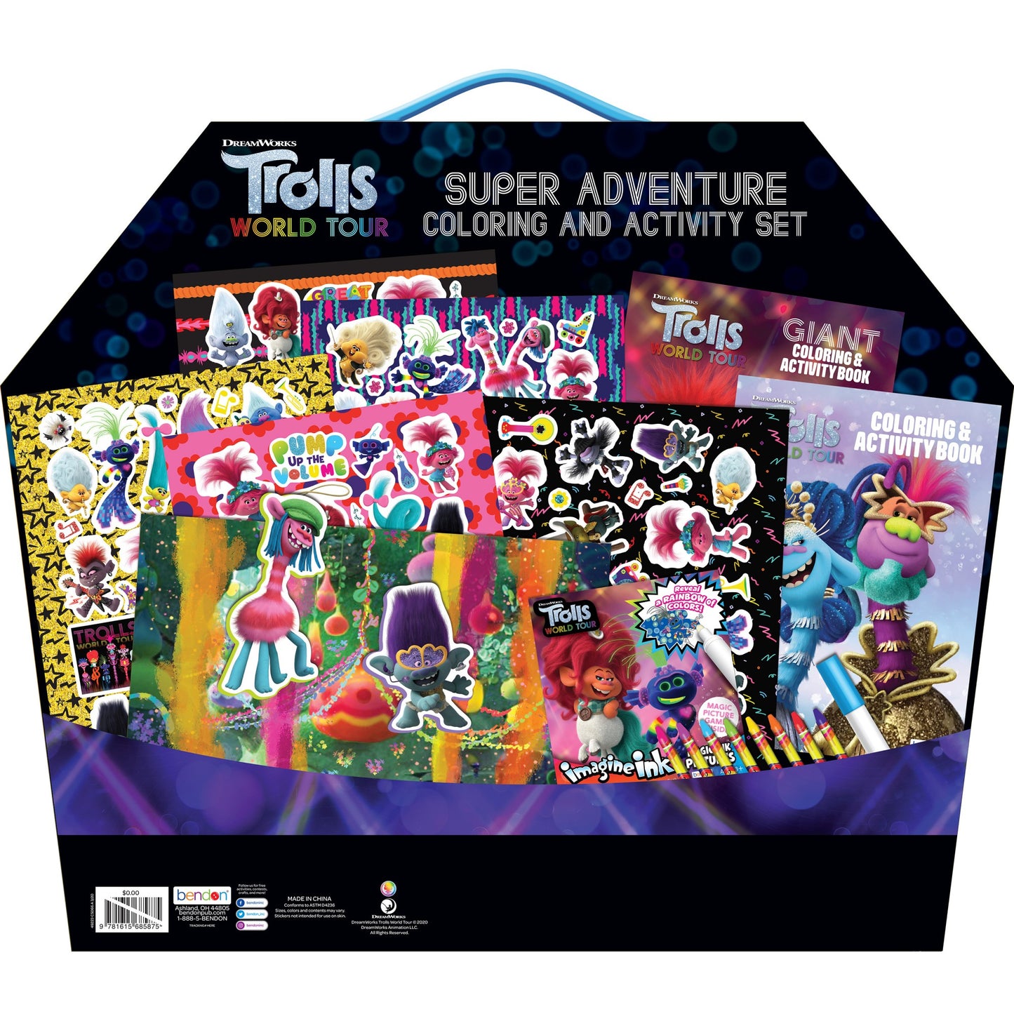 Trolls World Tour Super Adventure Coloring and Activity Set