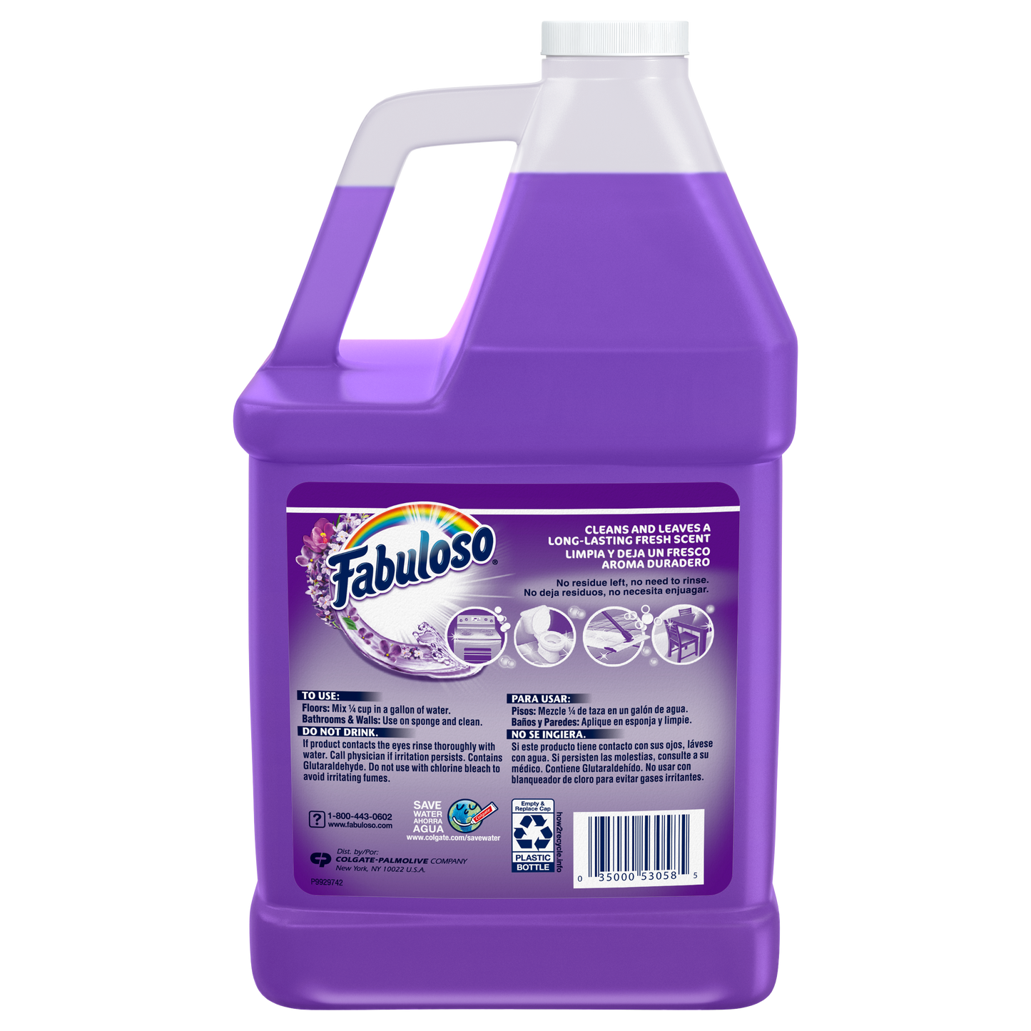 Fabuloso All Purpose Cleaner, Lavender - 128 fluid oz