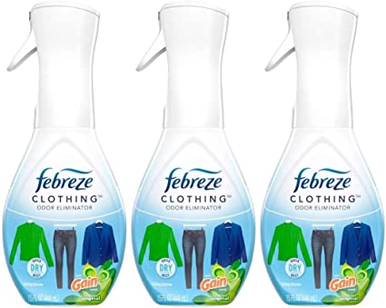 Febreze Clothing Odor Eliminator with Gain Original Scent - 15 fl oz "3 Pack"