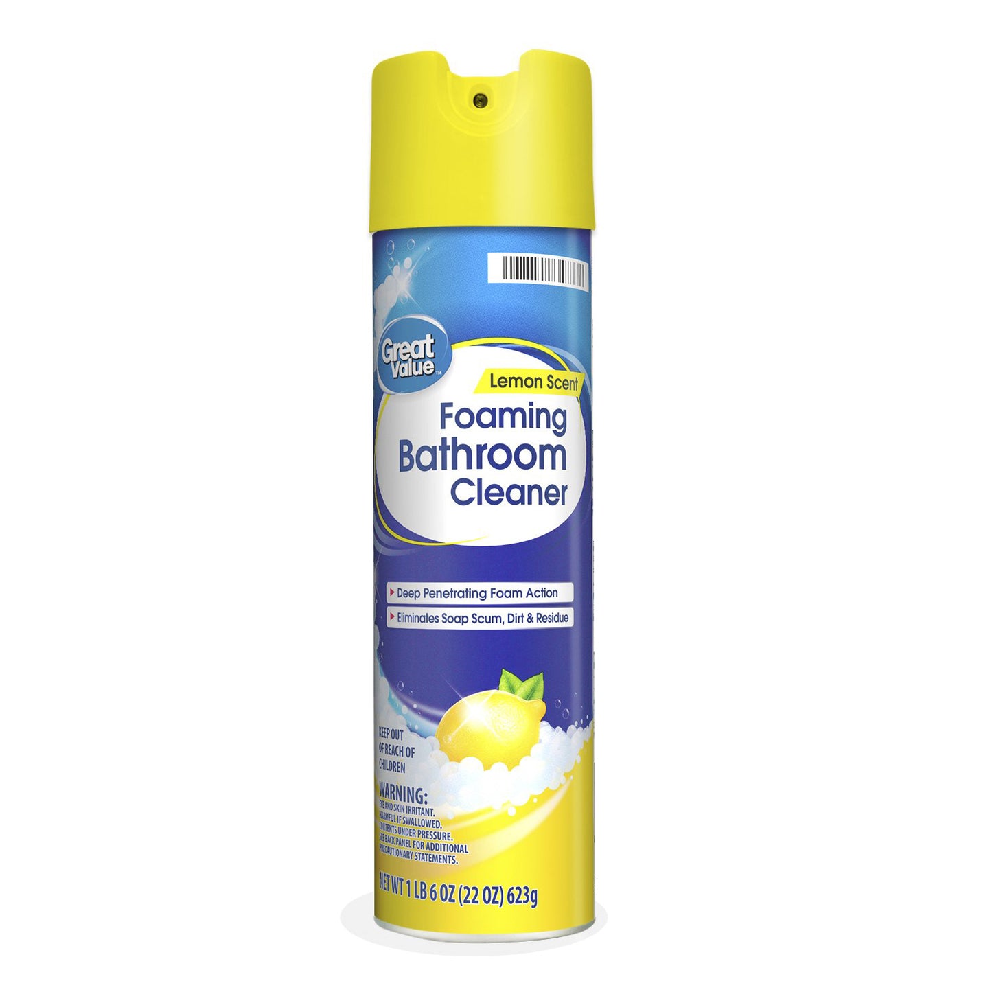 Great Value Lemon Scent Foaming Bathroom Cleaner 22oz