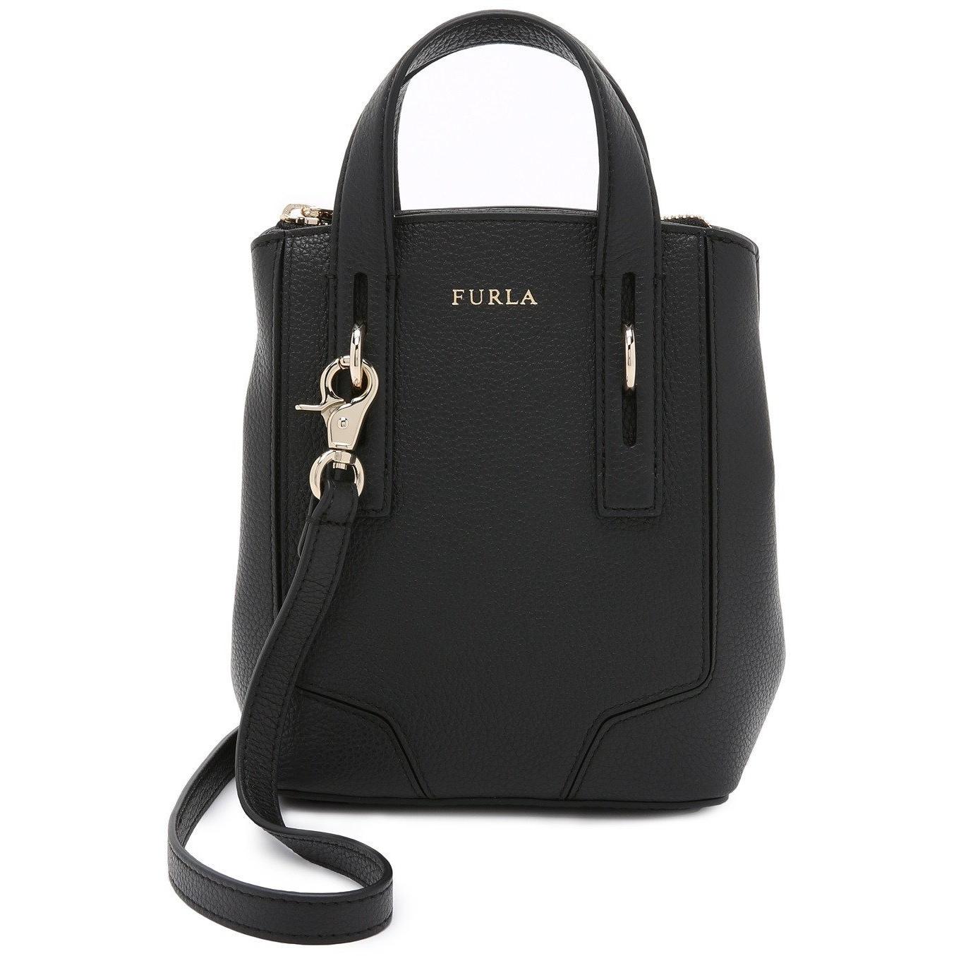 Furla Perla Mini Cross Body Tote Onyx (775077)