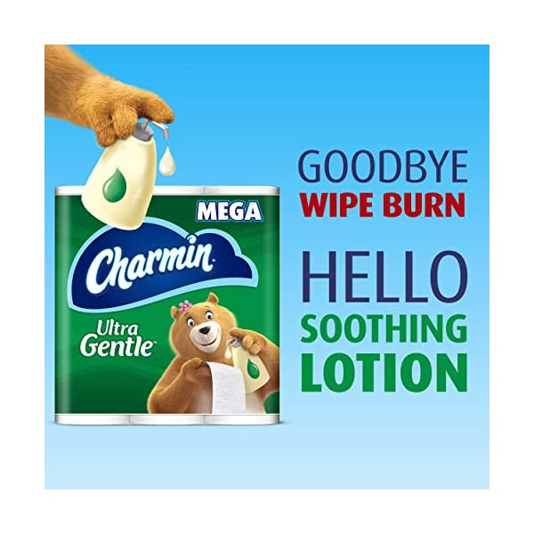 Charmin Ultra Gentle Toilet Paper - 6 Mega Rolls = 24 Regular Rolls