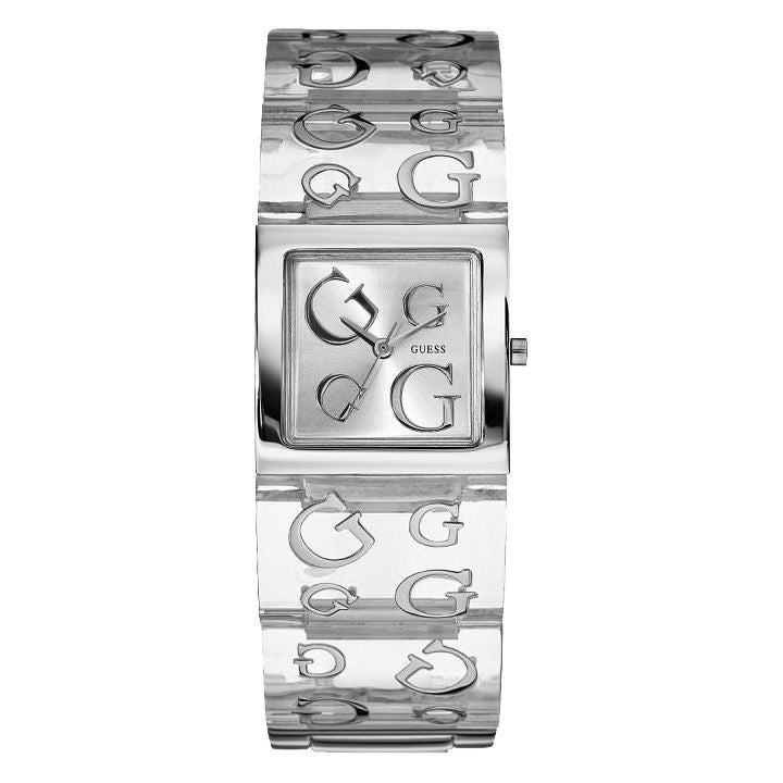 Guess Women's Quartz Analog Stainless Steel Bracelet Plastic Watch W10102L3