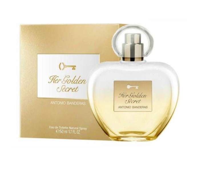 Antonio Banderas Her Golden Secret Eau De Toiliette Spray for Women 2.7 oz 80 ml