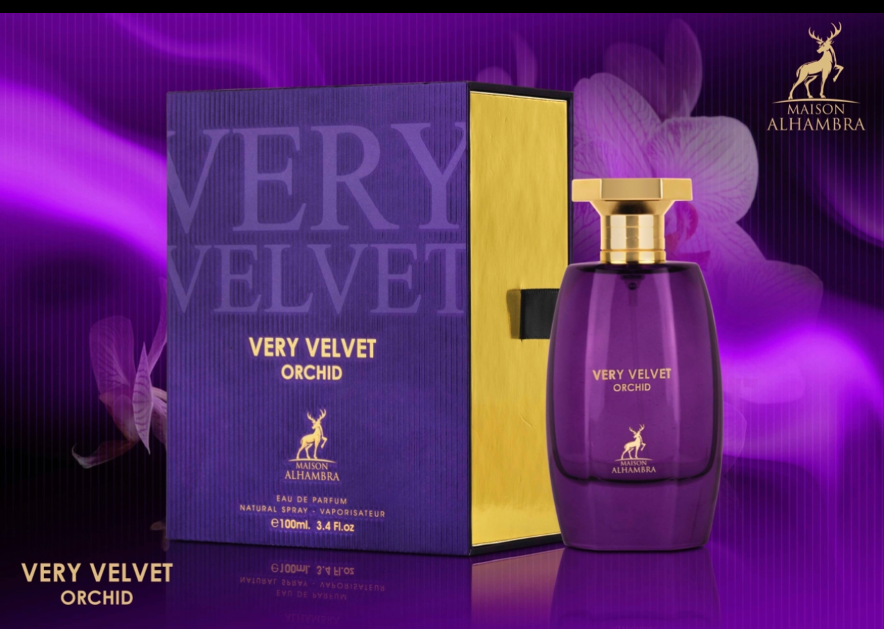 Very Velvet Orchid By Maison Alhambra Eau De Parfum Spray fl