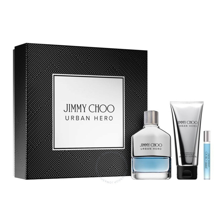 Jimmy Choo Man Eau de Parfum 3.3 oz 100 ml Gift Set 3 pcs