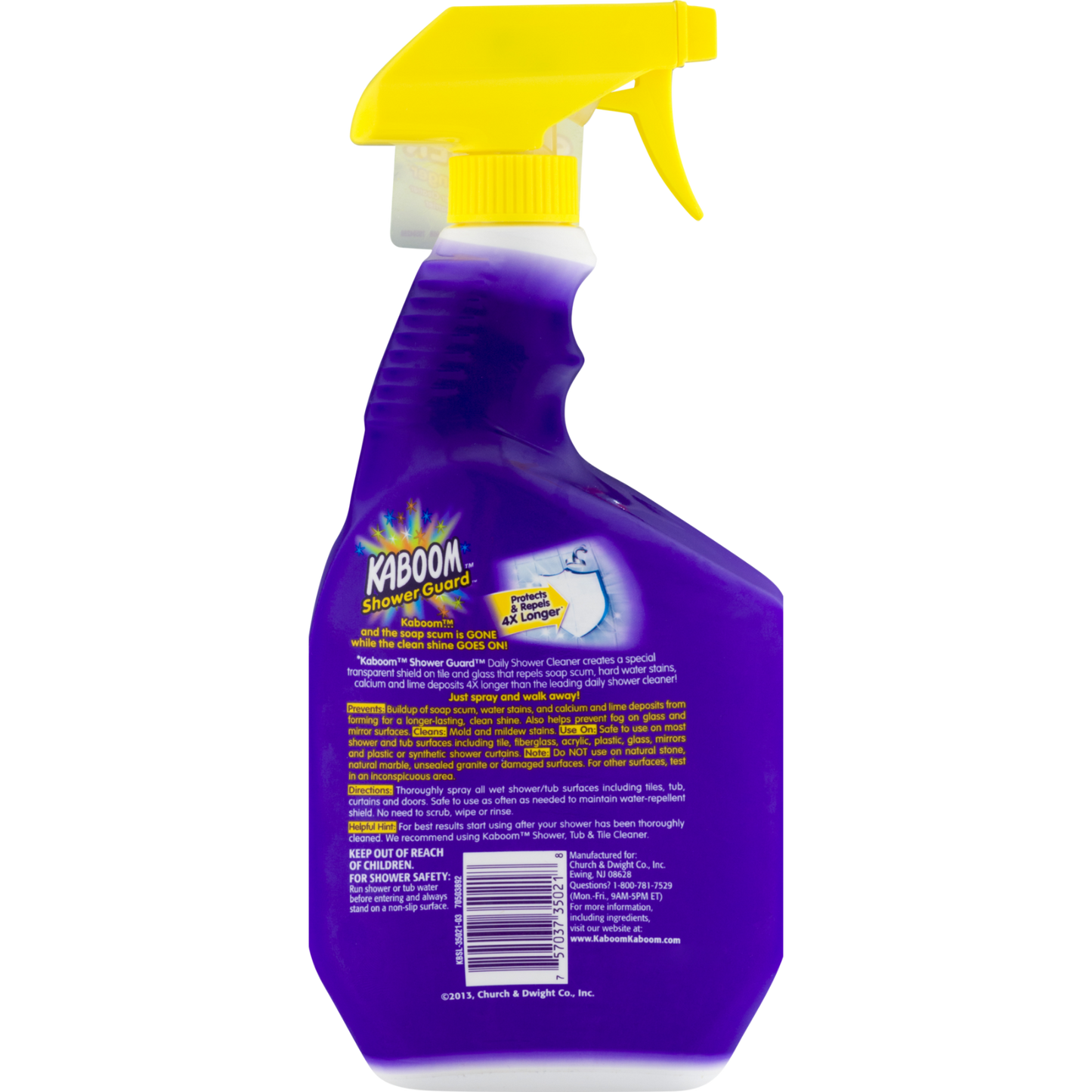 Kaboom Shower Guard Daily Shower Cleaner Spray, Protects & Repels Stains 30 Fl Oz