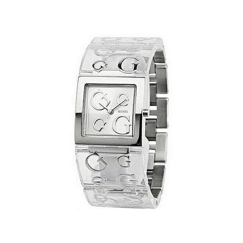 Guess Women's Quartz Analog Stainless Steel Bracelet Plastic Watch W10102L3