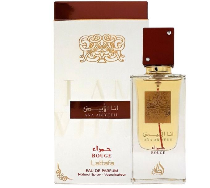 Ana Abiyedh Rouge By Lattafa Eau de Perfume Spray 2.0 Oz 60 ml