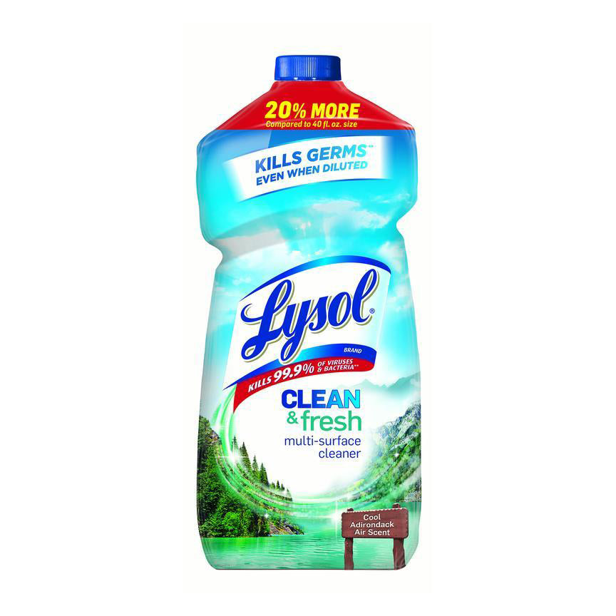 Lysol Clean & Fresh Multi-surface Cleaner, Cool Adirondack Air Scent, 40 oz