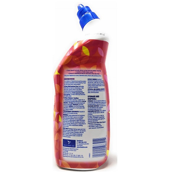 Lysol Toilet Bowl Cleaner, Brand New Day, Mango & Hibiscus, 24 oz (PACK OF 2 pcs)