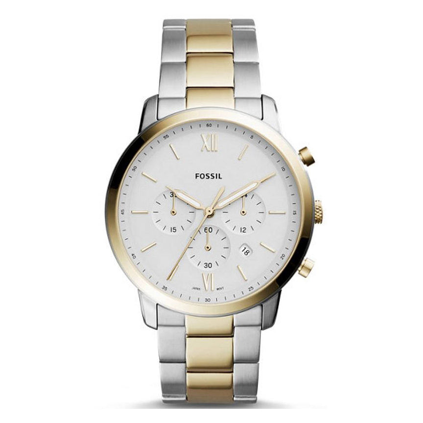 Fossil Men's Neutra Chrono Quartz Stainless Steel Casual Watch Silver (FS5385)