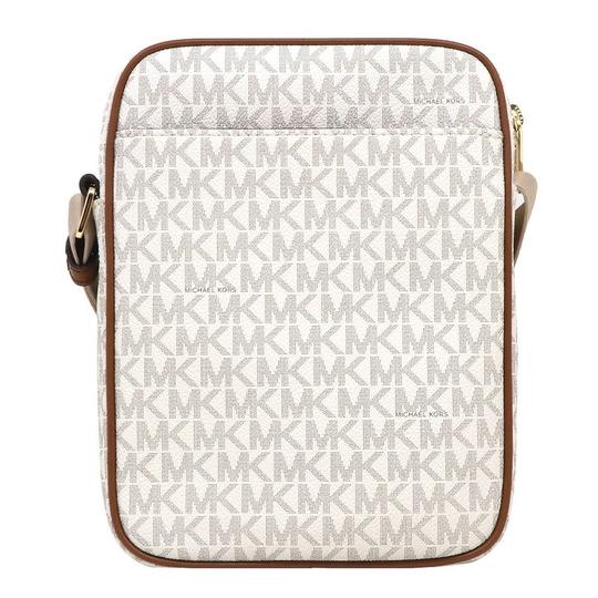 Michael Kors Jet Set Travel Medium Flight Pvc Crossbody Bag Vanilla (35H9GTVC1B)