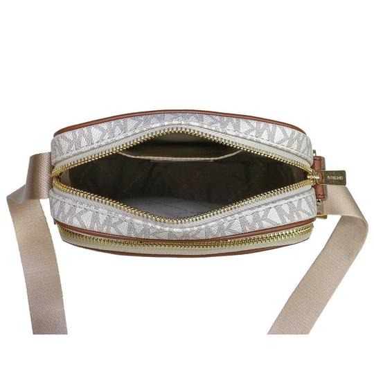 Michael Kors Jet Set Travel Medium Flight Pvc Crossbody Bag Vanilla (35H9GTVC1B)