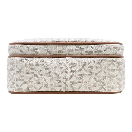 Michael Kors Jet Set Travel Medium Flight Pvc Crossbody Bag Vanilla (35H9GTVC1B)