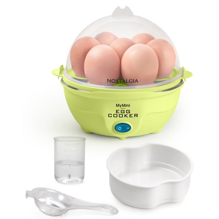 Nostalgia Mini 7-Egg Cooker, Lime Green