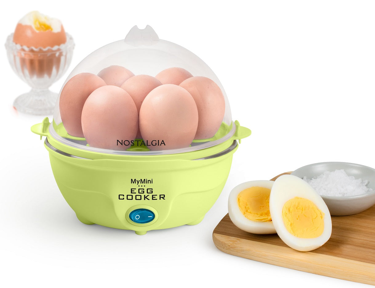 Nostalgia Mini 7-Egg Cooker, Lime Green