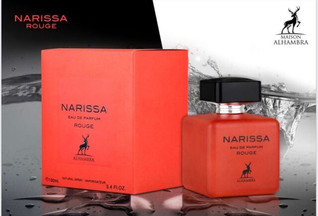 Narissa Rouge By Maison Alhambra Eau De Parfum Spray For Women 3.4 oz 100 ml