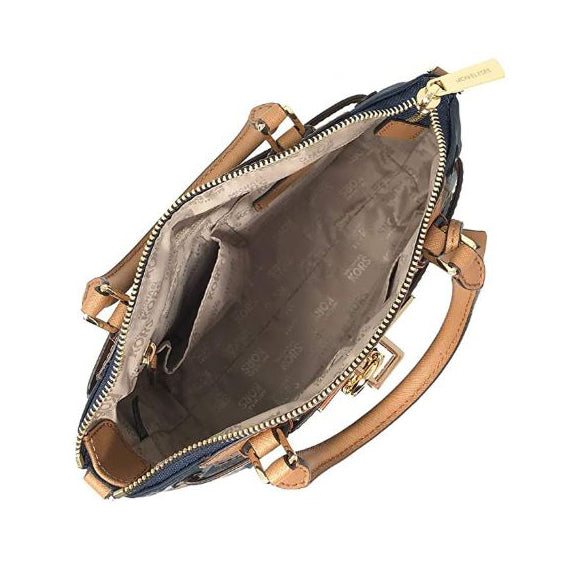 Michael Kors Hamilton Nylon MD Messenger Navy (35T8GXNM2C)
