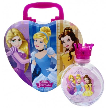 Disney Princess EDT S 3.4 oz & Metal Lunch Box