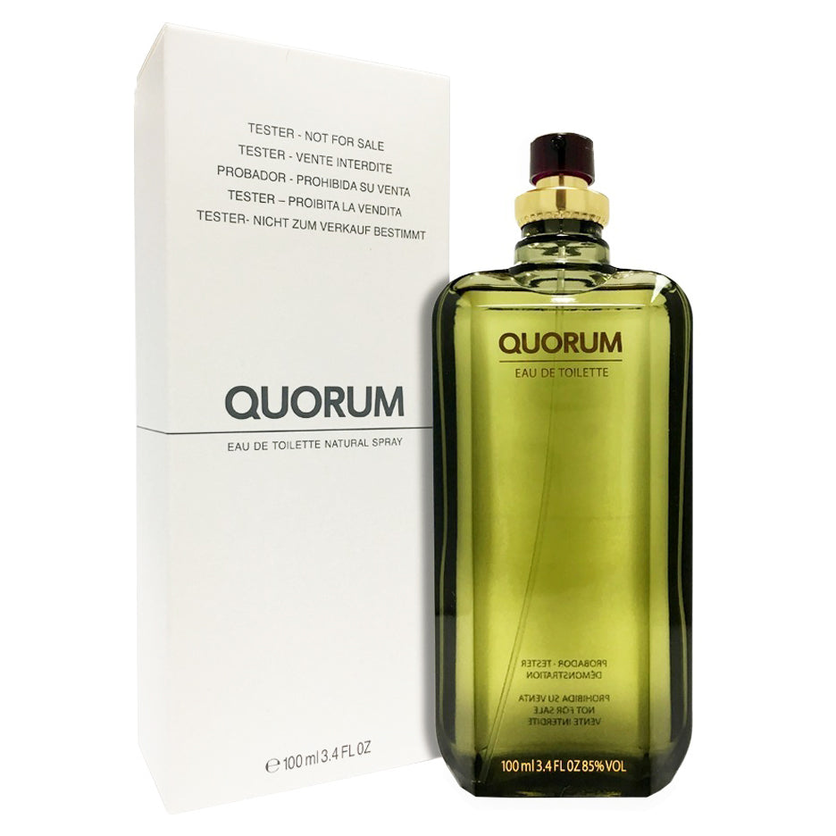 Antonio Puig Quorum EDT 3.4 oz 100 ml TESTER in white box Men