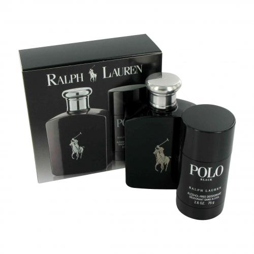 Ralph Lauren Polo Black 2 pc Gift Set EDT 4.2 125 ml