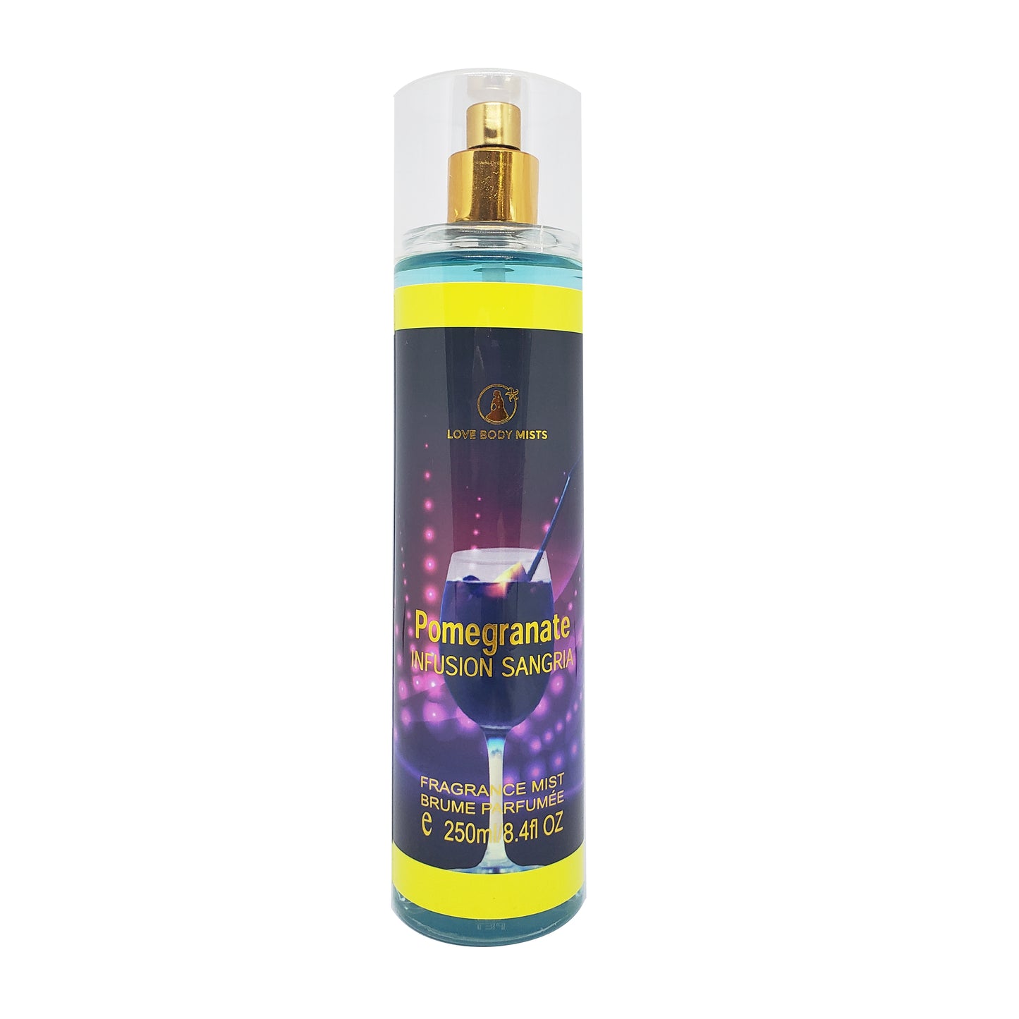 Love Body Mists Flowers and Fruits Spray 8.4 oz 250 ml