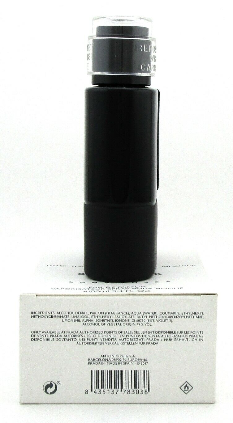Prada Black Luna Rossa 3.4 oz 100 ml Men EDP Tester