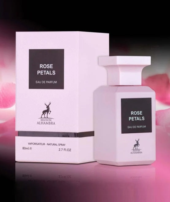 Rose Petals By Maison Alhambra Eau De Parfum Spray 2.7 oz 80ml