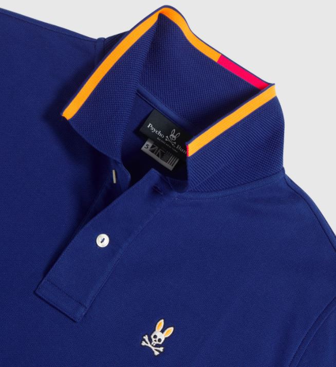 Psycho Bunny Mens Fritton Polo - Deep Royal