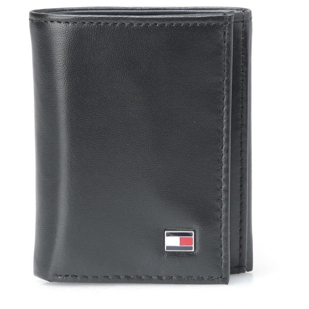 Tommy Hilfiger Oxford Slim Trifold & Valet Black (31TL11X018)