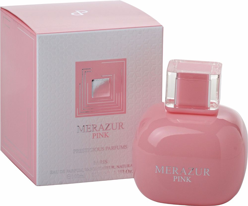 Merazur Pink Perfume By Prestige Parfums For Women 3.3 oz 100 ml EDP