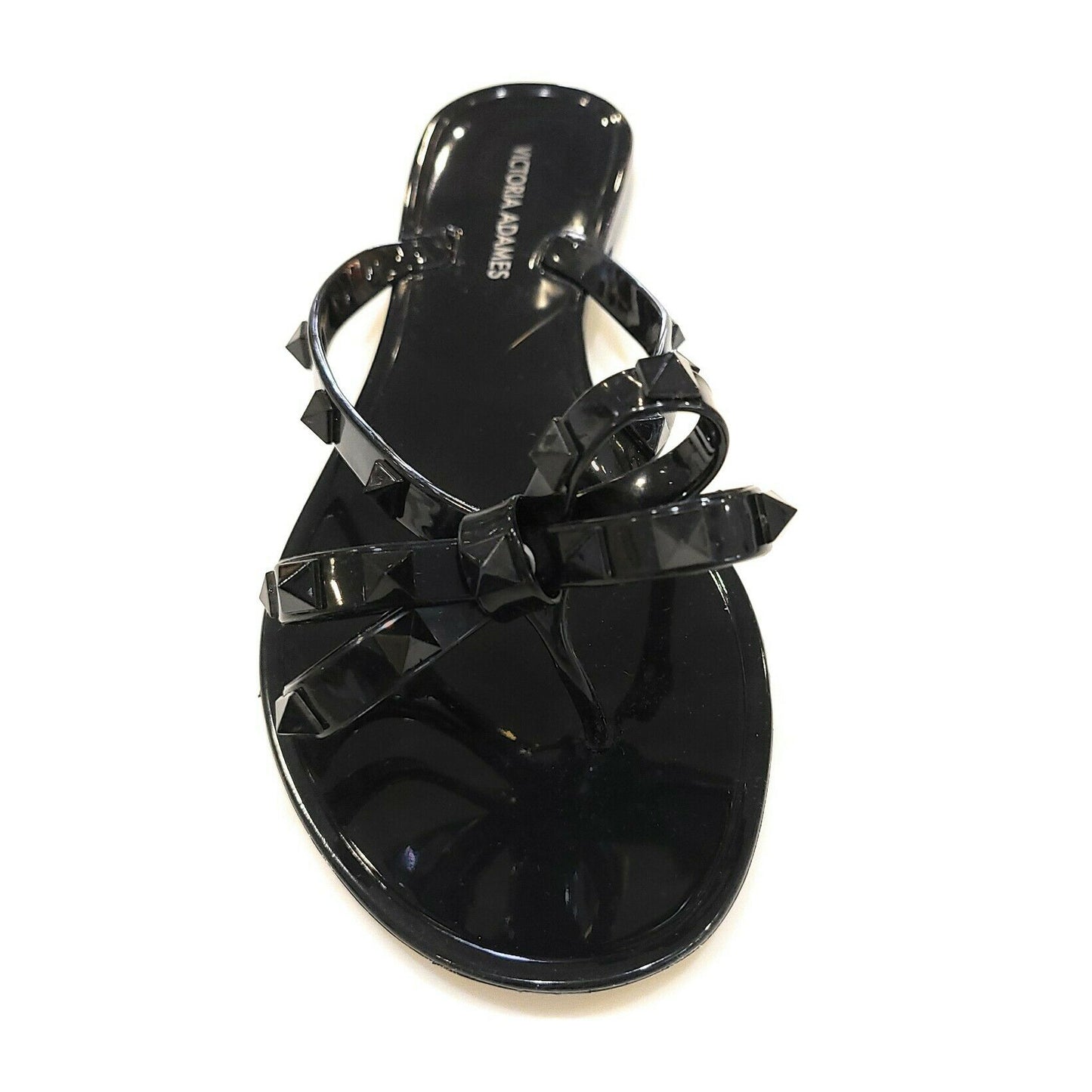 Victoria Adames Valencia Matching Jelly Sandal Black