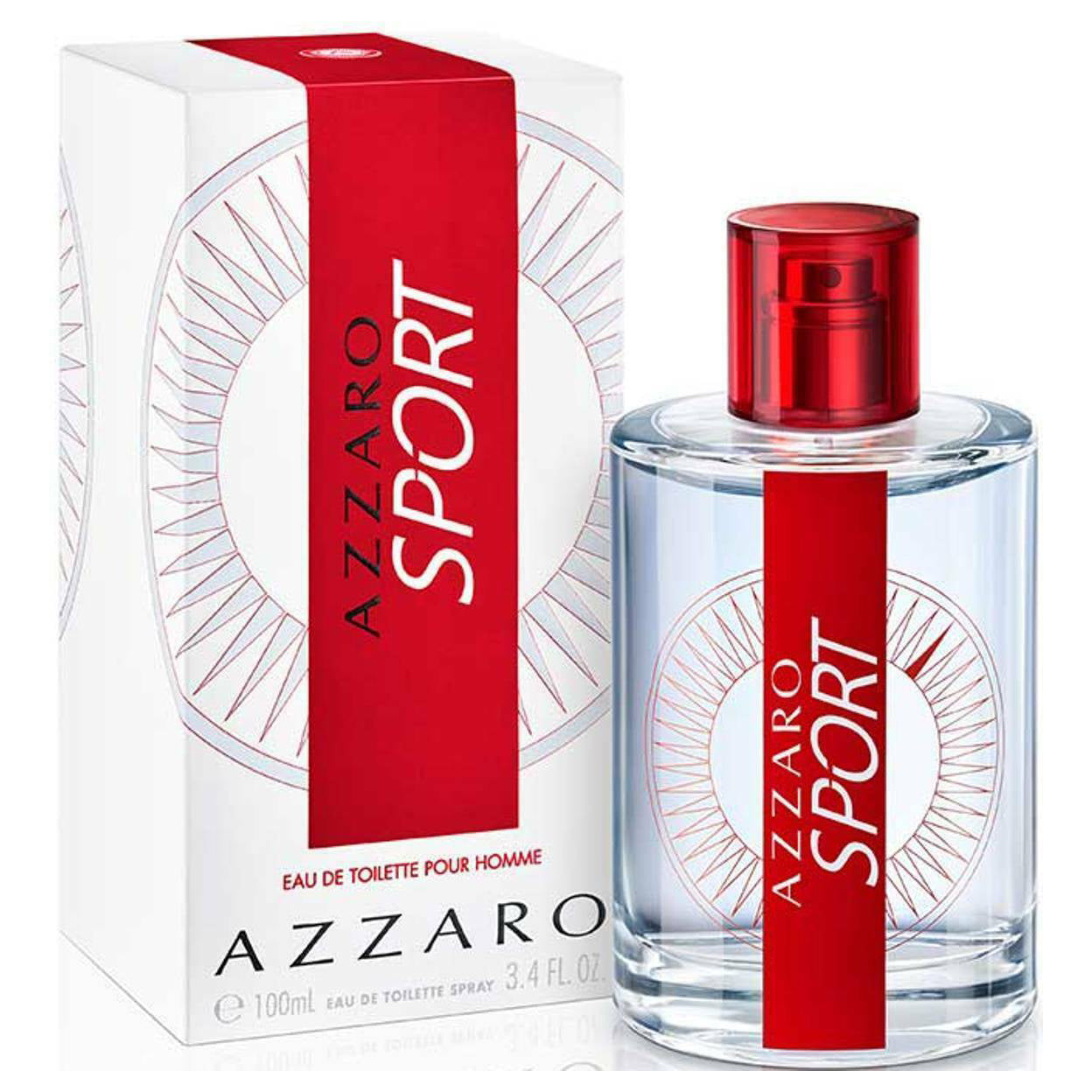 Azzaro Sport Eau De Toilette 3.4 oz 100 ml Men
